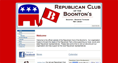 Desktop Screenshot of boontongop.org