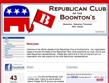 Tablet Screenshot of boontongop.org